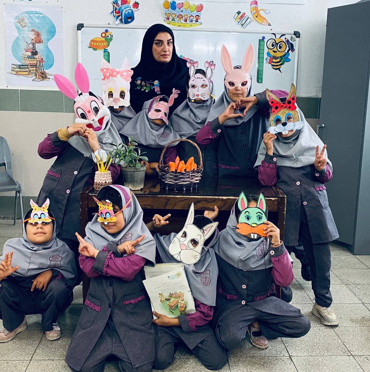 ایجاد انگیزه درس مدرسه خرگوش ها پایه دوم